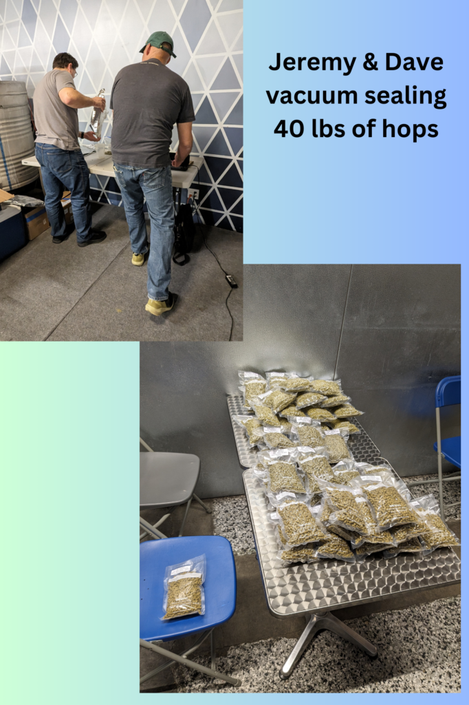 Jeremy and Dave packaging hops
