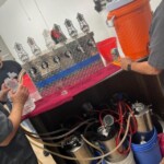 Behind the HeadQuarters bar Behind the HeadQuarters bar